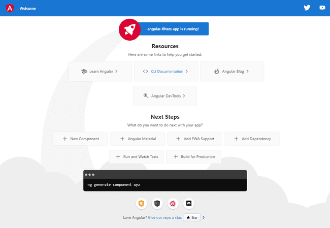localhost running angular localhost running angular